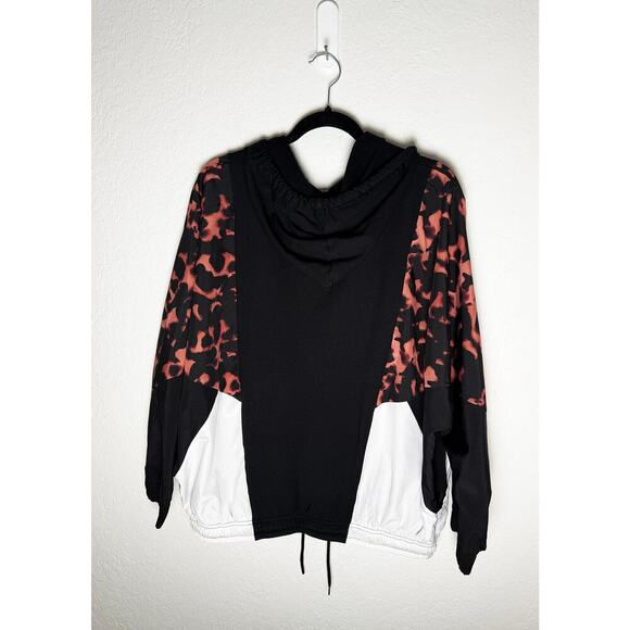 Beach Riot Women's Stella Popover Torte Hooded Jacket Windbreaker Torte Black - Picture 6 of 11